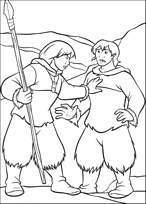 coloriage freres des ours les esquimaux